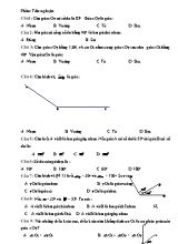 Bài tập ôn tập Chương II môn Hình học Lớp 6